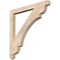 Ekena Millwork Olympic Arts & Crafts Smooth Bracket, Douglas Fir, 3 1/2"W x 42"D x 42"H BKT04X42X42OLY03SDF - alternate 1
